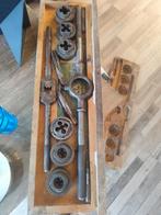 Snij en tap set voor schroefdraad vintage, Doe-het-zelf en Verbouw, Gereedschap | Handgereedschap, Ophalen of Verzenden