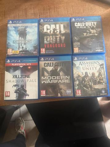 Verschillende PlayStation4 games beschikbaar voor biedingen