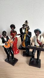 Muziek band jazz 5 beeldjes, Verzamelen, Beelden en Beeldjes, Ophalen of Verzenden, Zo goed als nieuw