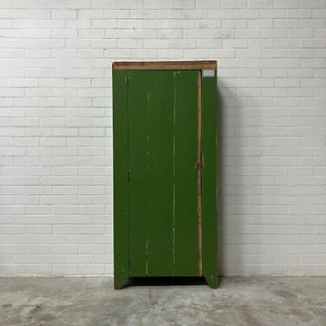 Vintage franse brocante keukenkast boeren kast voorraadkast beschikbaar voor biedingen