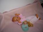 babypop net echte baby, Ophalen of Verzenden, Zo goed als nieuw, Babypop