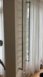 Wandrek met glas, 172x47x11, Ophalen, Zo goed als nieuw