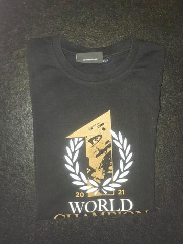 Zwart Verstappen T-shirt - World Champion 2021 beschikbaar voor biedingen