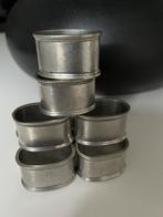 8 servetringen servet ringen zilvertin tin nieuwstaat, Ophalen