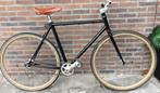 Racefiets fixie single speed city racer terugtraprem 2-speed, Fietsen en Brommers, Fietsen | Racefietsen, Gebruikt, Staal, Ophalen