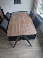 Eettafel 180x95, Ophalen, Zo goed als nieuw, 4 tot 6 stoelen