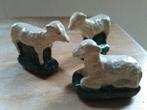 hele oude schaapjes van gips kerststal kerstgroep, Ophalen of Verzenden, Zo goed als nieuw