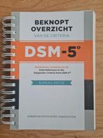 DSM-5 Beknopt Overzicht - Zo goed als nieuw!, Ophalen of Verzenden, Zo goed als nieuw, Klinische psychologie, American Psychiatric Association