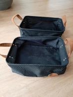 2 zwarte mandjes van ikea, Ophalen of Verzenden, Hard kunststof, Minder dan 50 cm