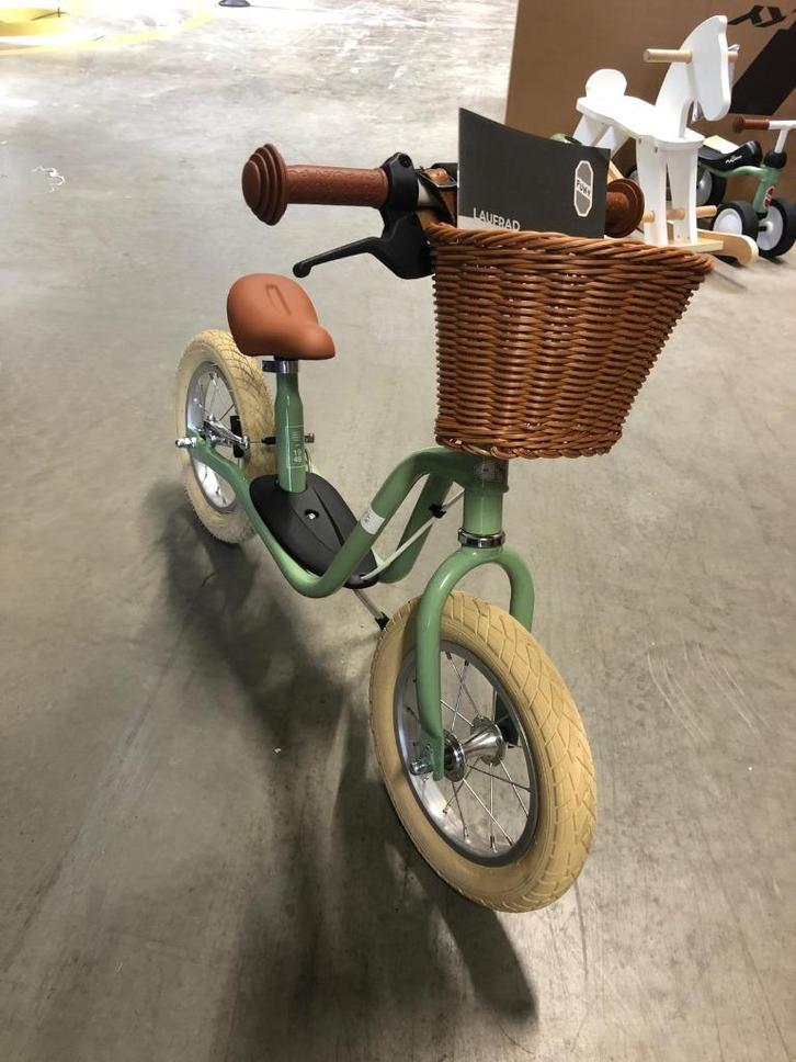 Puky loopfiets XL Classic handrem retro groen #2, Kinderen en Baby's, Speelgoed | Buiten | Voertuigen en Loopfietsen, Nieuw, Loopfiets