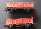 Fleischmann Piccolo open goederenwagons N-spoor, Ophalen of Verzenden, Gelijkstroom, Locomotief, Fleischmann