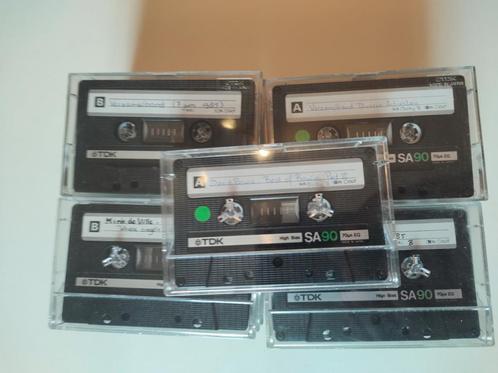 TDK SA 90 cassettes 21 stuks SA90, Cd's en Dvd's, Cassettebandjes, Gebruikt, Voorbespeeld, Overige genres, 2 t/m 25 bandjes, Ophalen of Verzenden