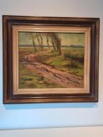 Schilderij landschap Brugge, Miel Verrecas, Antiek en Kunst, Ophalen of Verzenden