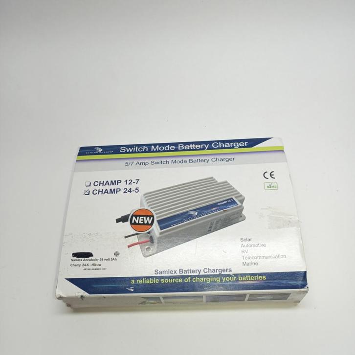 Samlex Acculader 24 volt 5Ah Champ 24-5 | Nieuw, Audio, Tv en Foto, Accu's en Batterijen, Zo goed als nieuw