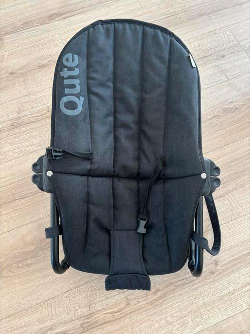 Wipstoel Qute Q-Sofa Wipstoel - Jeans Zwart, Kinderen en Baby's, Wipstoeltjes, Zo goed als nieuw, Overige merken, Verstelbaar