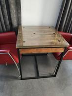 Riviera maison shelter island tafel vierkant 70x70 (78 hoog), Huis en Inrichting, Ophalen, Zo goed als nieuw