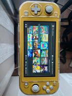 Nintendo Switch Lite  met 12 spelletjes, Geel, Ophalen of Verzenden, Zo goed als nieuw, Met beschermhoes of tas