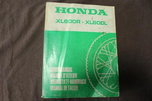 Honda XL600 R/L 1983 motorcycle shop manual handbuch XL 600, Motoren, Handleidingen en Instructieboekjes, Honda, Ophalen of Verzenden