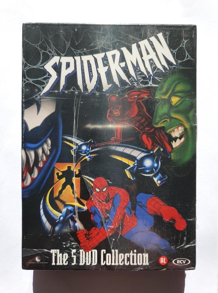 Spiderman - Animated Collection (5 disc, Nieuw in Seal), Cd's en Dvd's, Dvd's | Tekenfilms en Animatie, Nieuw in verpakking, Amerikaans