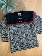 Bouviac Norway wollen trui L bohemian wool sweater, -, Blauw, -, Maat 42/44 (L)