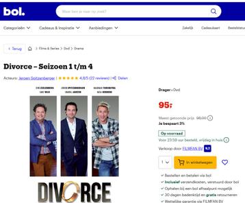 Dvd Box De Complete Serie Divorce beschikbaar voor biedingen