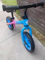 Story Racer loopfiets 2-4 jr blauw-roze, Ophalen, Zo goed als nieuw, Loopfiets