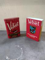 WW2 Tabak Velvet USA., Ophalen of Verzenden, Zo goed als nieuw, Tabaksdoos of Verpakking