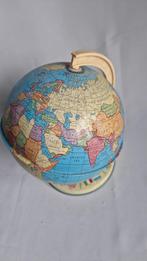 Chad Valley Blikken Wereldbol, 10 cm of meer, Overige materialen, Gebruikt, Blauw