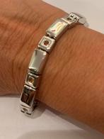 Armband Astrelle met bruine Swarovski bewerkt, Ophalen of Verzenden, Nieuw, Bruin