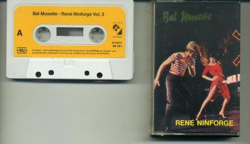 René Ninforge – Bal Musette Vol. 3 12 nrs cassette 1974 ZGAN, Cd's en Dvd's, Cassettebandjes, Zo goed als nieuw, Origineel, Latin en Salsa