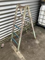 Houten Schilders Trap / Ladder - Vintage Charme, Doe-het-zelf en Verbouw, Ladders en Trappen, Ophalen of Verzenden, Gebruikt, Ladder