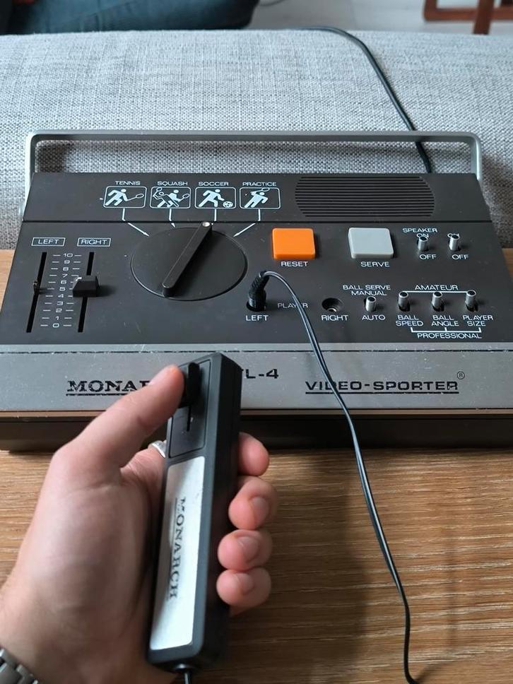Retro Monarch XTL-4 Video Sporter Pong - 2 Controllers, Spelcomputers en Games, Spelcomputers | Overige, Gebruikt, Ophalen of Verzenden