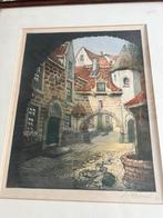 Antoon van Hemert Tekening/Schilderij Ingelijst, Ophalen of Verzenden