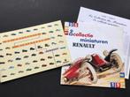 Twee modelauto brochures 1997 / 98 Renault, Hobby en Vrije tijd, Modelauto's | 1:43, Ophalen of Verzenden, Zo goed als nieuw, Auto