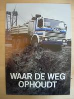 Scania 112 4x4 & 6x6 Brochure 1985, Ophalen, Zo goed als nieuw, Overige merken, Scania