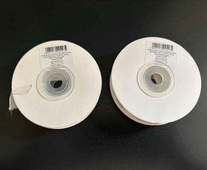 Lint en Tule - Bruiloft Decoratie, Hobby en Vrije tijd, Naaien en Fournituren, Zo goed als nieuw, Lint, Band of Elastiek, Ophalen