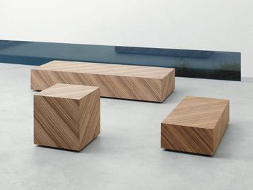 Studio Parade salontafel bijzettafel kruk poef tafel hout beschikbaar voor biedingen