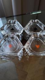 "Bridge" Casino bar asbakken 4 stuks, Antiek en Kunst, Curiosa en Brocante, Ophalen of Verzenden