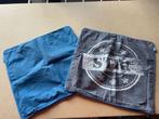 Te koop: 2x ‘stoer' kussenhoes merk lief!!, Gebruikt, Hoeslaken of Sloop, Ophalen of Verzenden, Jongetje of Meisje