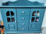 Commode en ledikant oud blauw, Ophalen, Gebruikt, Jongetje of Meisje