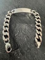 Uno a Erre 925 Massieve Zilveren Plaatarmband 23,5 cm ZGAN, Ophalen of Verzenden, Zo goed als nieuw, Zilver, Zilver