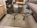 Glazen design salontafel H40xB120xD80cm, Ophalen, ., Zo goed als nieuw, .