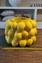 Light & Living – Citroenvaas – polyresin – 24 x 18 cm, Huis en Inrichting, Woonaccessoires | Vazen, Overige materialen, Geel, Nieuw