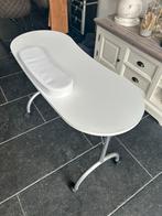 Nageltafel met kussensteun!, Huis en Inrichting, Ophalen, Met wielen, Gebruikt