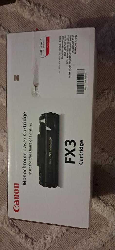 Canon FX3 Cartridge - Laserprinter, Computers en Software, Printerbenodigdheden, Gebruikt, Toner, Ophalen of Verzenden