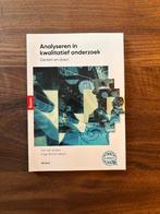Analyseren in kwalitatief onderzoek – Hennie Boeije e.a, Boeken, Ophalen of Verzenden, Beta, Zo goed als nieuw, HBO