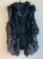 Real fur vest, Ophalen of Verzenden, Zo goed als nieuw, Maat 34 (XS) of kleiner, Zwart
