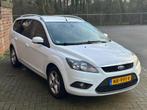 Ford Focus Wagon 1.8 Limited Flexi Fuel Prachtige Gezins Aut, Auto's, Gebruikt, Parkeersensor, 4 cilinders, Wit