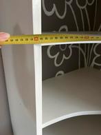 Witte hoekkast met planken, Huis en Inrichting, Ophalen, Minder dan 50 cm, Gebruikt, 200 cm of meer
