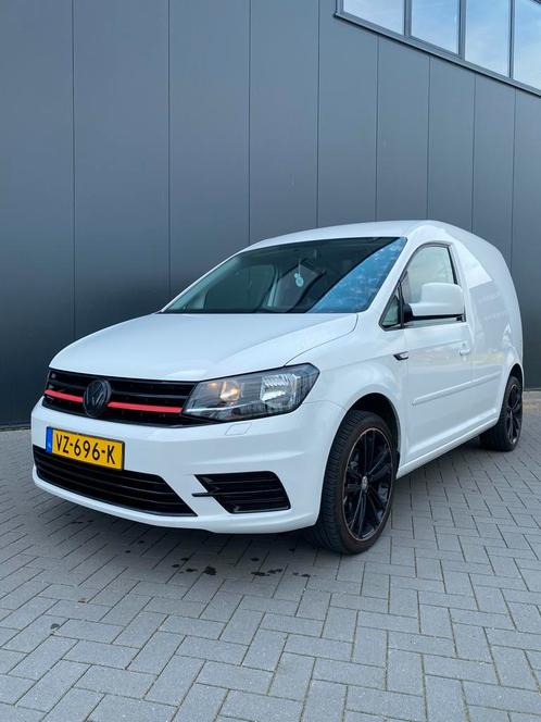 Volkswagen Caddy 1.6 D 55KW 2017 Leer | Apple Carplay, Auto's, Bestelauto's, Particulier, Apple Carplay, Bluetooth, Lederen bekleding